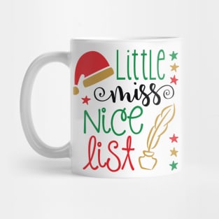 Best Gift for Merry Christmas - Little Miss Nice List X-Mas Mug